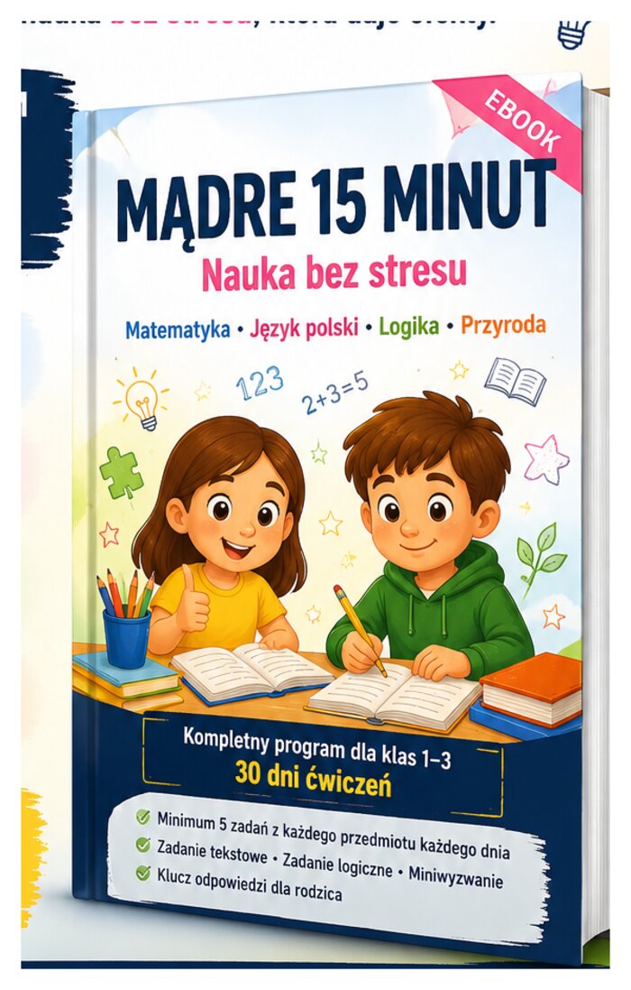 Mądre 15 minut - okładka ebooka